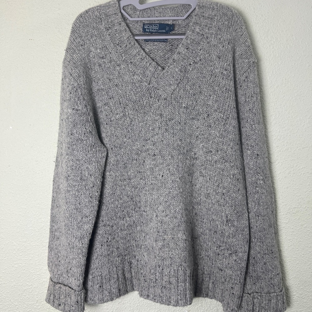 Vintage 90s Ralph Lauren Wool Knitted Sweater Retro Rare